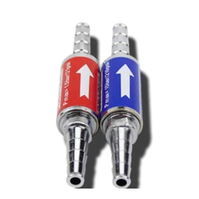 CLAPET ANTI RETOUR ROUGE ET BLEU (OXY  - ACETY)