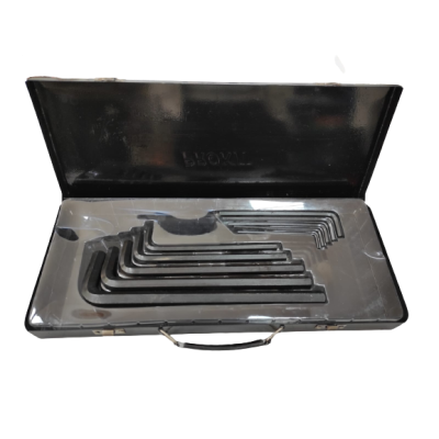 JEU DE 10 CLE MALE SERIE LONGUE (3-17) BOITE METAL - 6 PANS