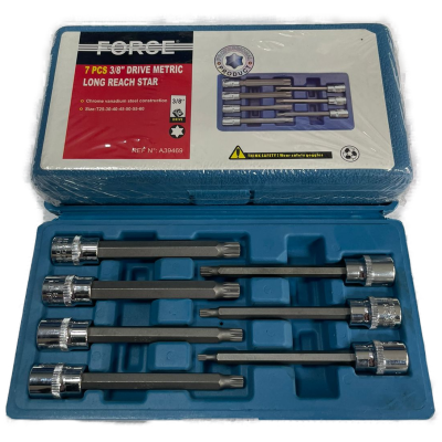 JEU DE 7 DOUILLES MALES TORX A39469