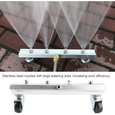 BALAI DE NETTOYAGE HAUTE PRESSION EN ACIER INOXYDABLE POUR DESSOUS DE VOITURE