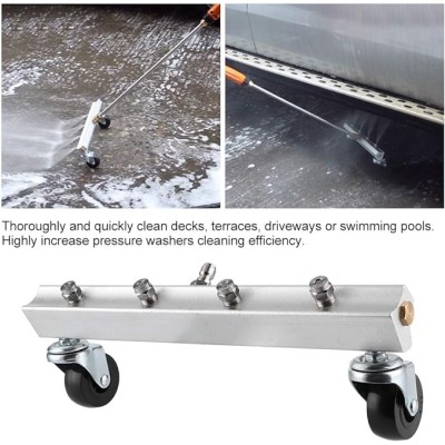 BALAI DE NETTOYAGE HAUTE PRESSION EN ACIER INOXYDABLE POUR DESSOUS DE VOITURE