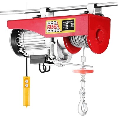 TREUIL ÉLECTRIQUE AVEC CÂBLE MÉTALLIQUE ( LEVAGE )  12 METRES DE CABLE ACIER