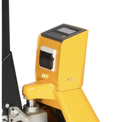 TRANSPALETTE MANUEL PESEUR AVEC IMPRIMANTE 2000KG PRÉCISION 0,1%