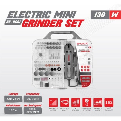 BWINX - BX-DG01 – ENSEMBLE DE MINI MEULEUSE ÉLECTRIQUE - 162 PCS