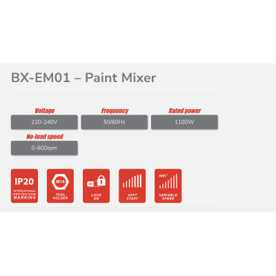 BWINX- BX-EM01 – MELAXEUR DE PEINTURE