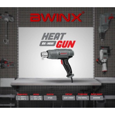 BWINX - BX-HG01 – PISTOLET THERMIQUE - DECAPEUR 2000 W