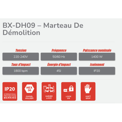 BWINX - BX-DH09 – DEGAGEUR ELECTRIQUE