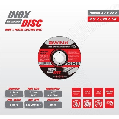 DISQUE DE COUPE INOX & METAL
