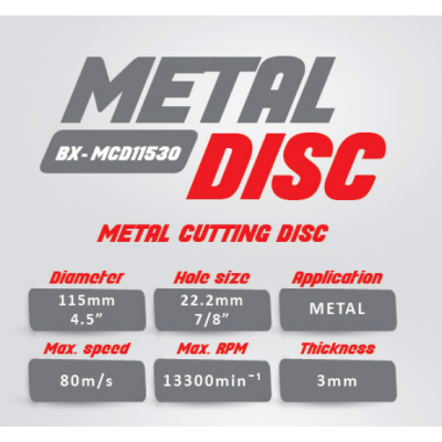 DISQUE DE COUPE METAL