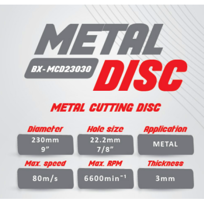 DISQUE DE COUPE METAL