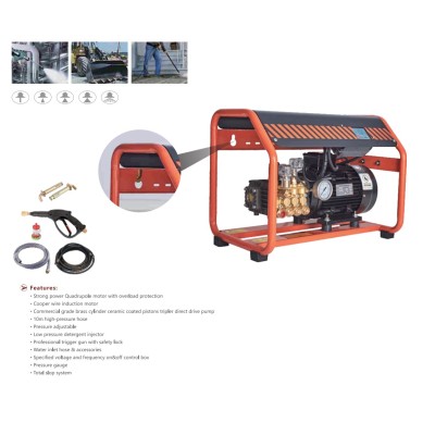 POMPE A HAUTE PRESSION AVEC SUPPORT MURAL 220 V / 380 V