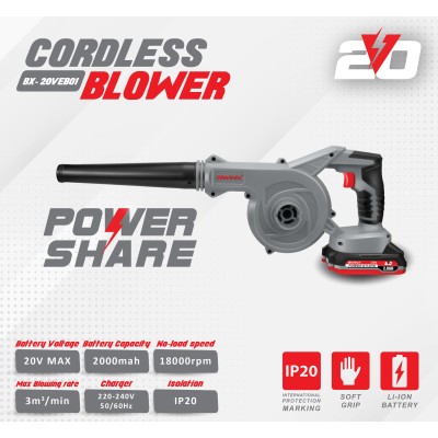 BWINX - BX-20VEB01 - SOUFFLEUR A BATTERIE - 20 VOLT