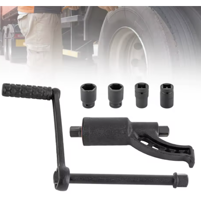 CLE DE ROUE CAMION A CREMAILLERE A/DOUILLE 38X41X32X33