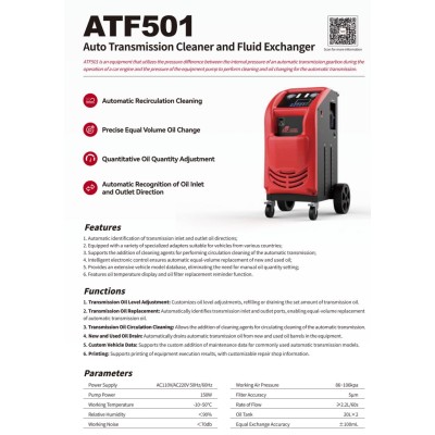 NETTOYANT ET ÉCHANGEUR DE FLUIDE POUR TRANSMISSION AUTOMATIQUE ATF501